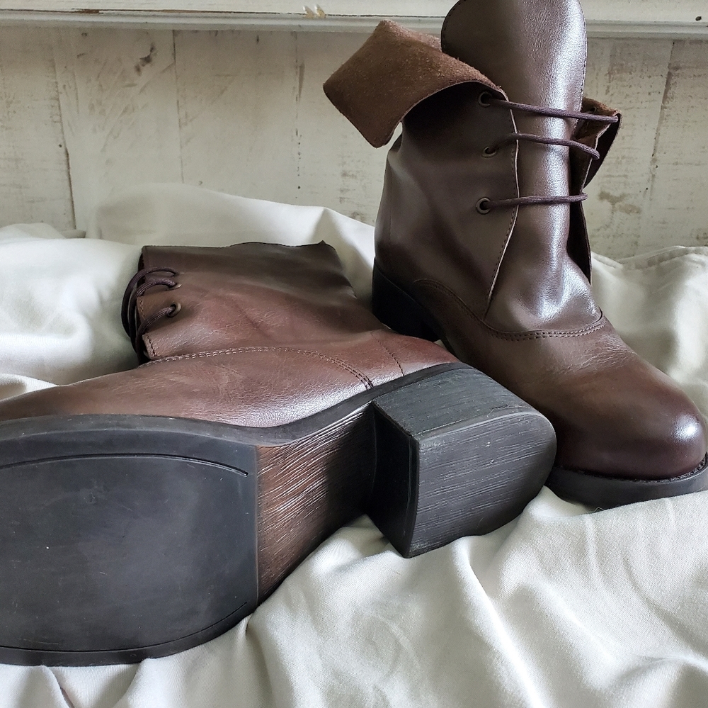 Gabriella Rocha Paint Boots, 8, Brown